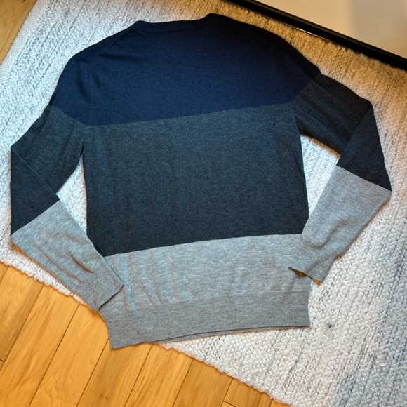 Mark Law Men’s Colorblock Wool Blend Sweater - Picture 7 of 10